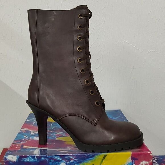 Chinese Laundry Oracle Brown Heel Boot - Picture 1 of 6